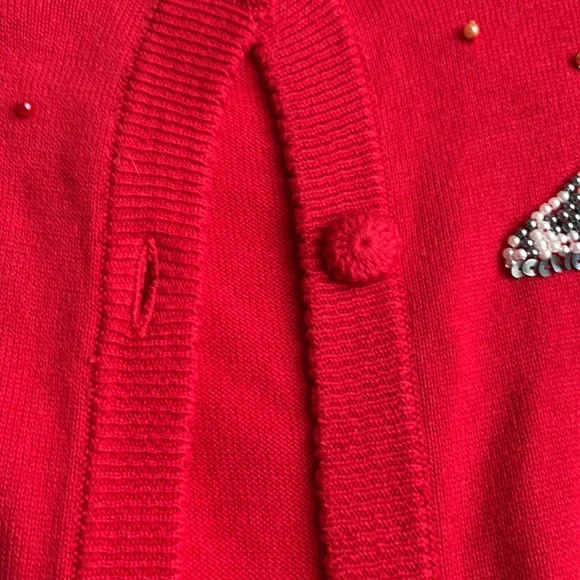 Red Shoe Cardigan - Picture 3 of 9
